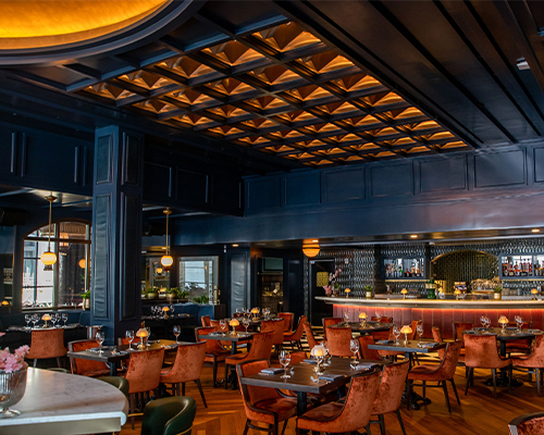 Custom Light Boxes Adorn the 1230 Club Ceiling